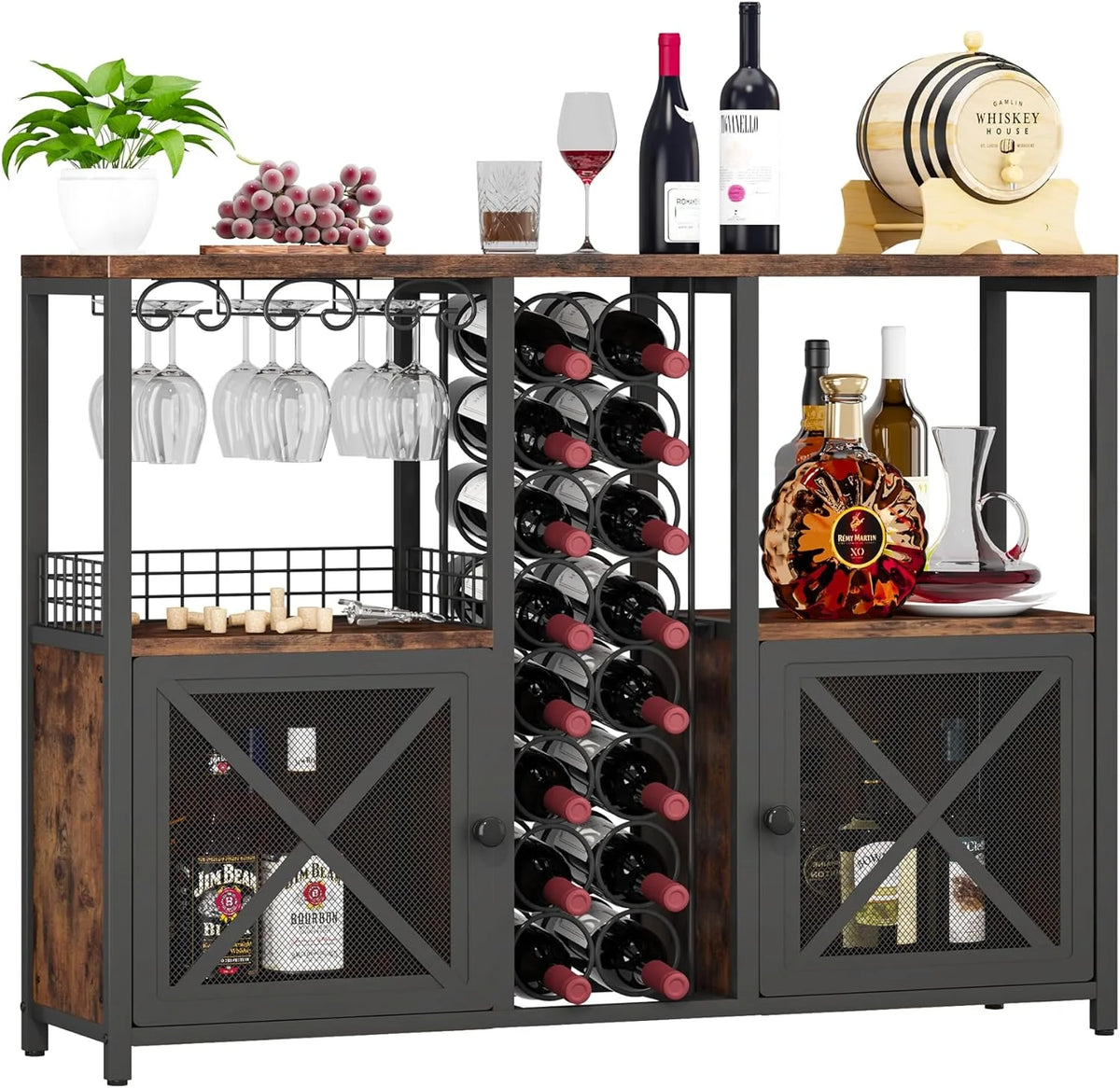 Mini Bar Cabinet with Storage Z62883