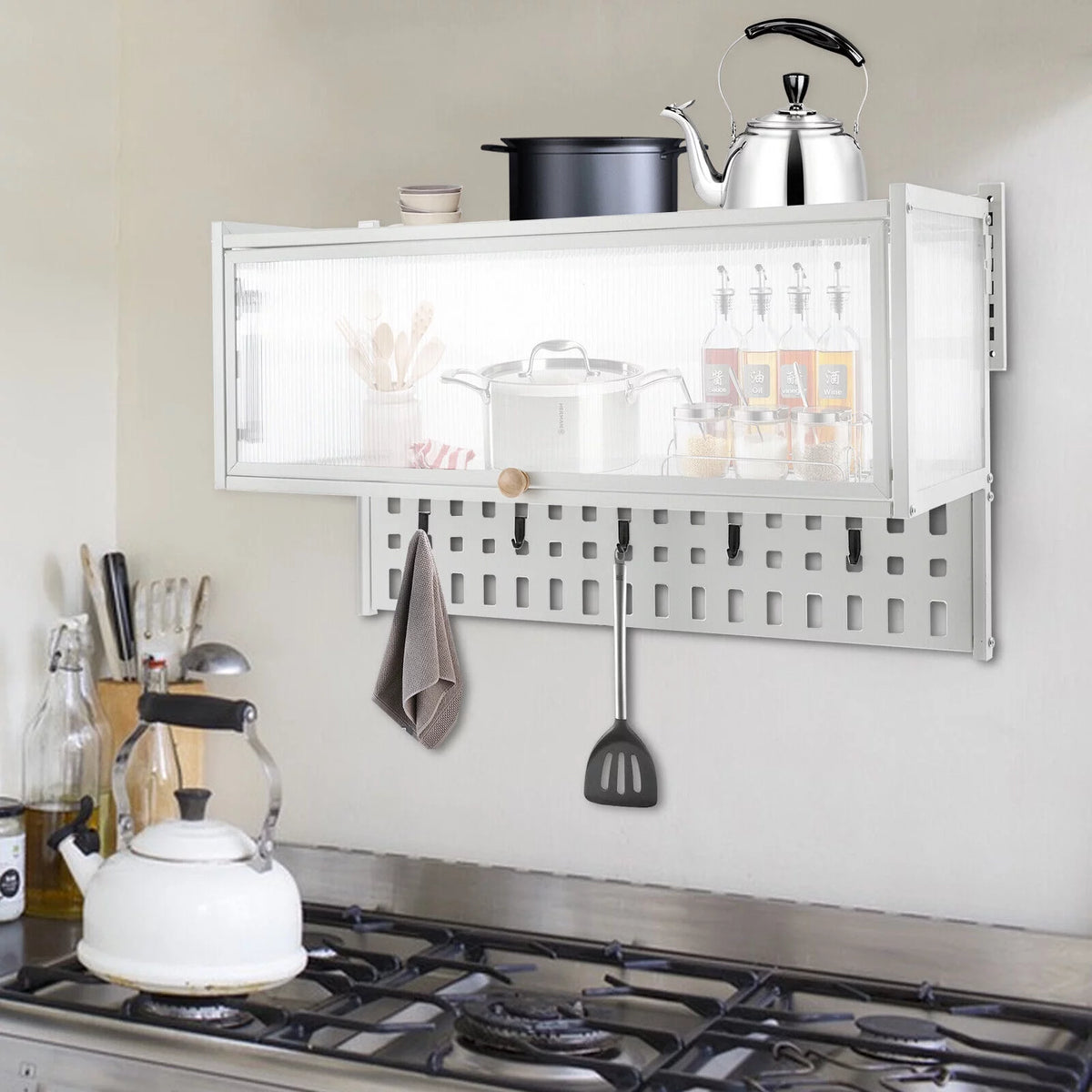 Wall Mounted Cabinet with Flip-Up Door B7828
