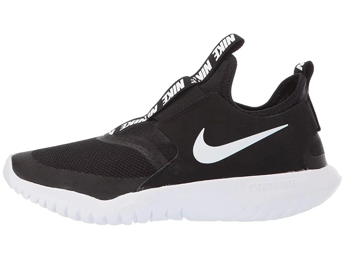 Black White Kids Running Shoes H8178