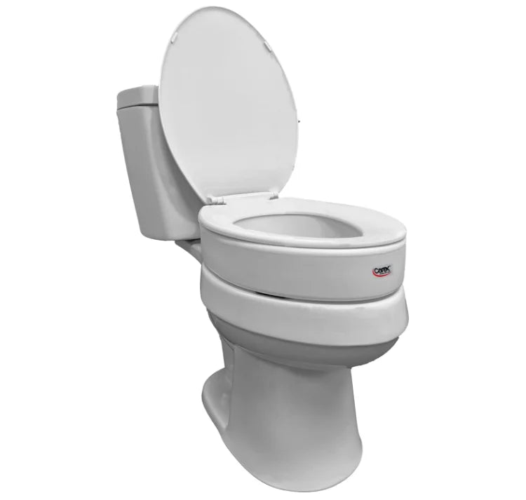 Raised Toilet Seat, White, 300 lb Capacity G630