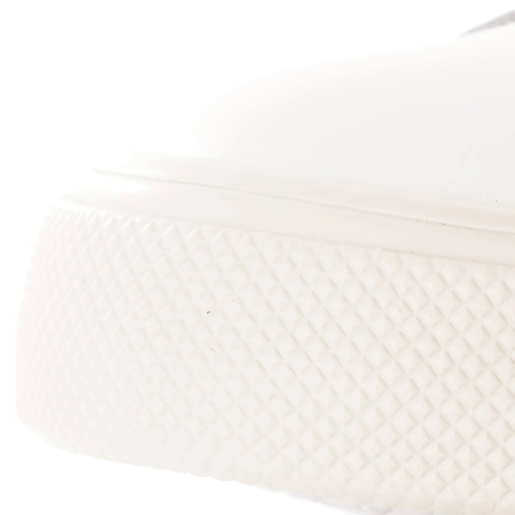 Extra White Leather Sneakers Q9233