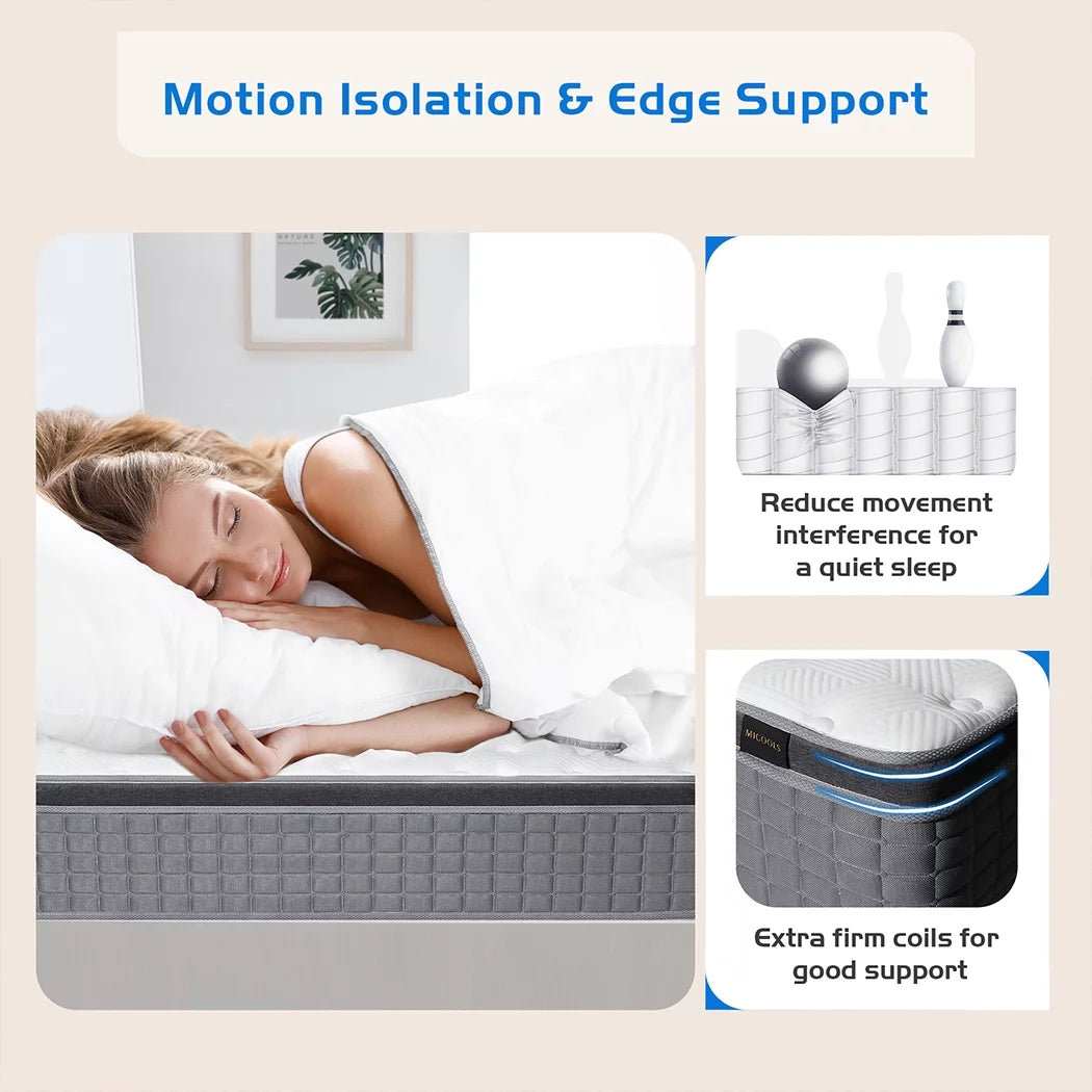 14 Gel Memory Foam Spring Hybrid Mattress C937274