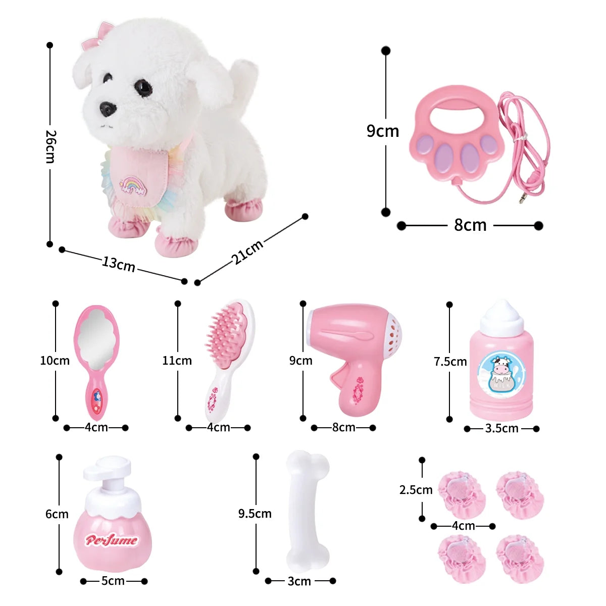 Interactive Plush Pet Dog with Remote Control Leash Z779
