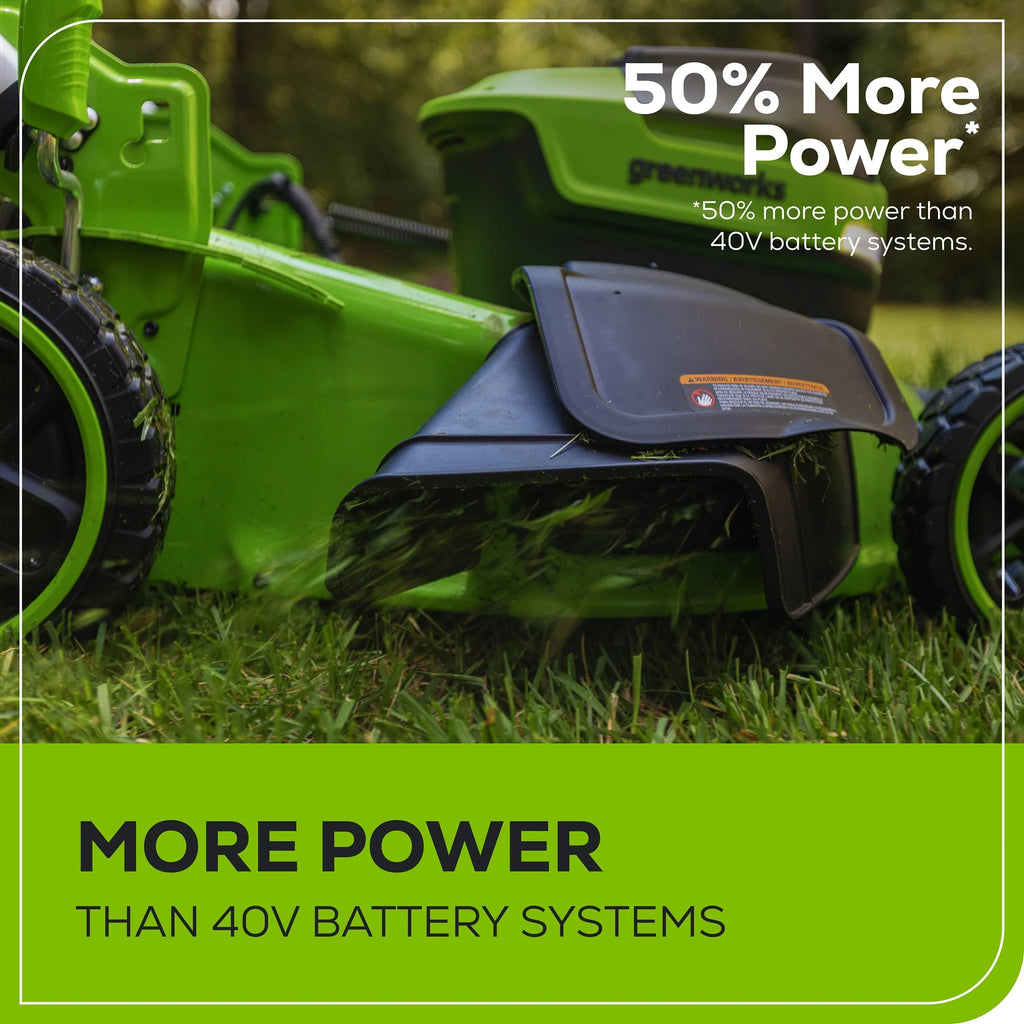 60V 21” Self-Propelled Lawn Mower with 5.0 Ah Batteries & Rapid Charger Y685262