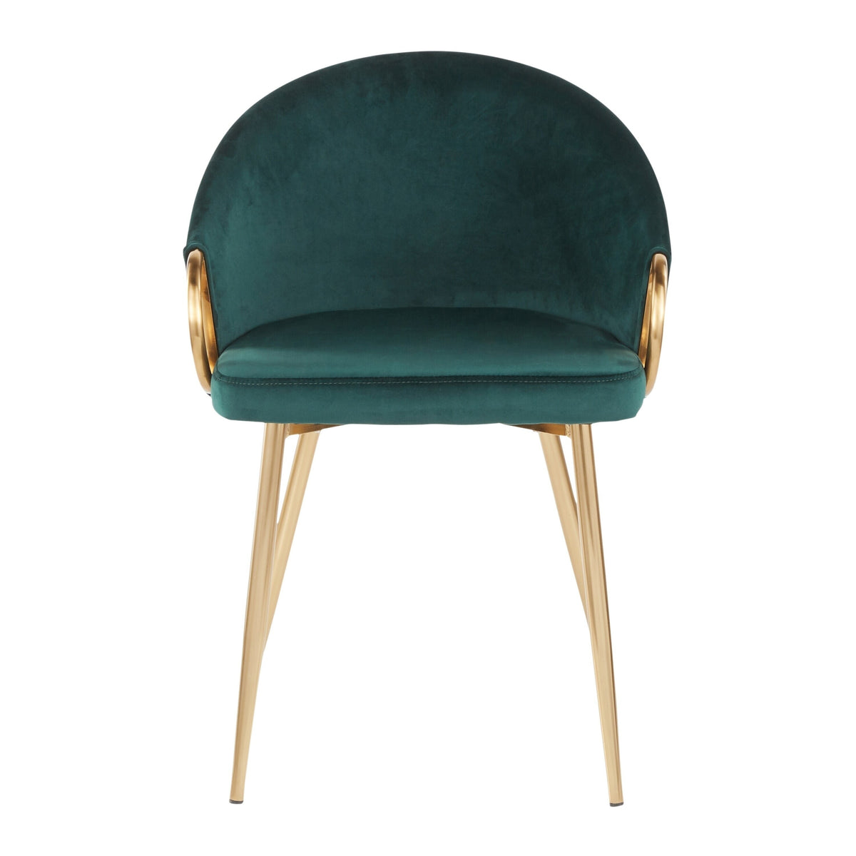 Light Blue Velvet Upholstered Chair D104150