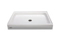 48x22 White Rectangle Shower Base B9002