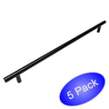 Flat Black Cabinet Hardware Bar Handle Pull Q42738
