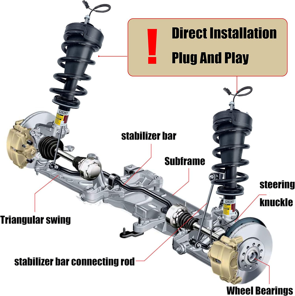 Front Shock Absorber Strut Assembly Pair H637391