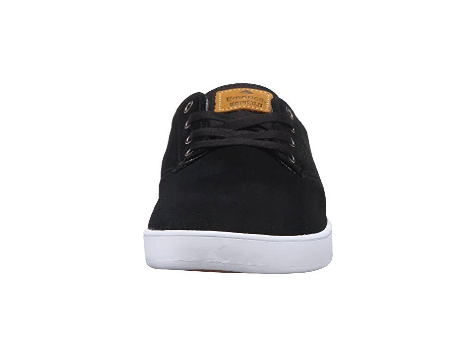 Black/Black/White Laced Shoes O933