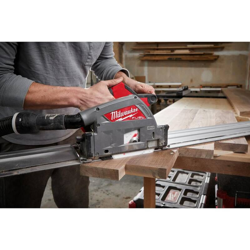18V Brushless Cordless 6-1/2 in. Plunge Track Saw Combo Kit Z140