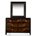 Multi-Tone Dresser And Mirror Set W31896