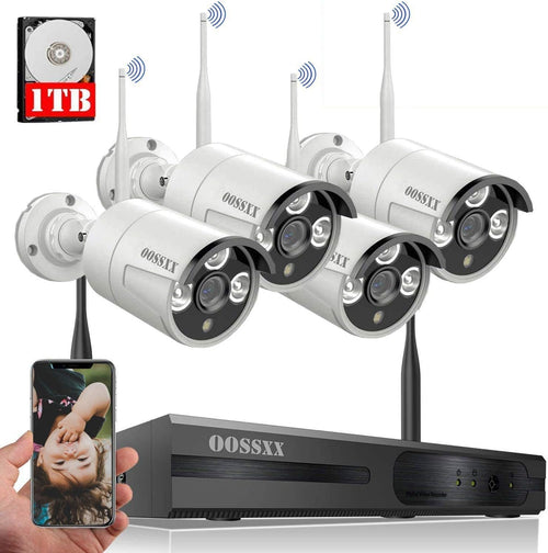 2K 3.0MP Wireless Security Camera System with 6TB HDD N842408
