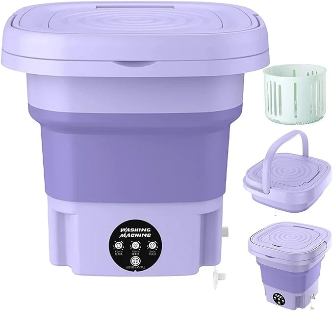 8L Portable Folding Mini Washing Machine Y493
