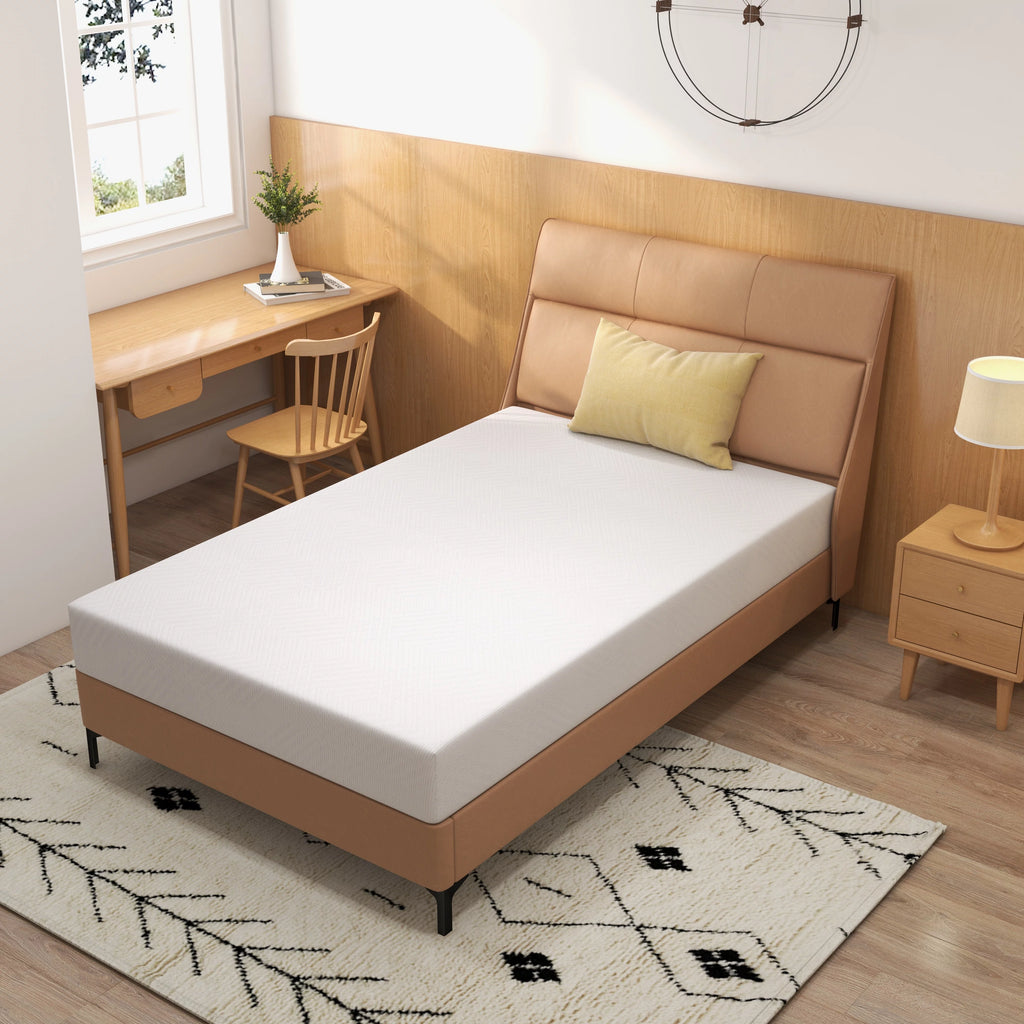 8 inch Twin Green Tea Gel Memory Foam Mattress U880