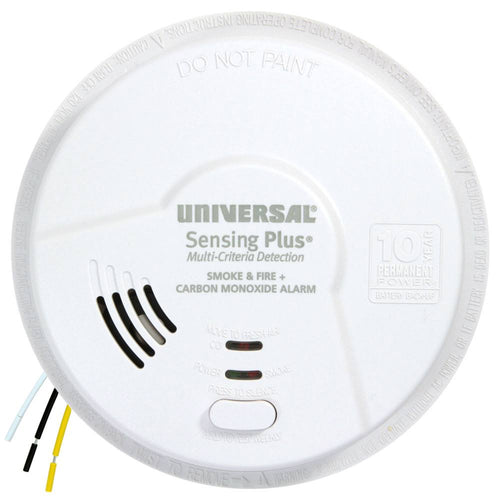 3-in-1 Hardwired Smoke Fire & CO Alarm Detector L5323