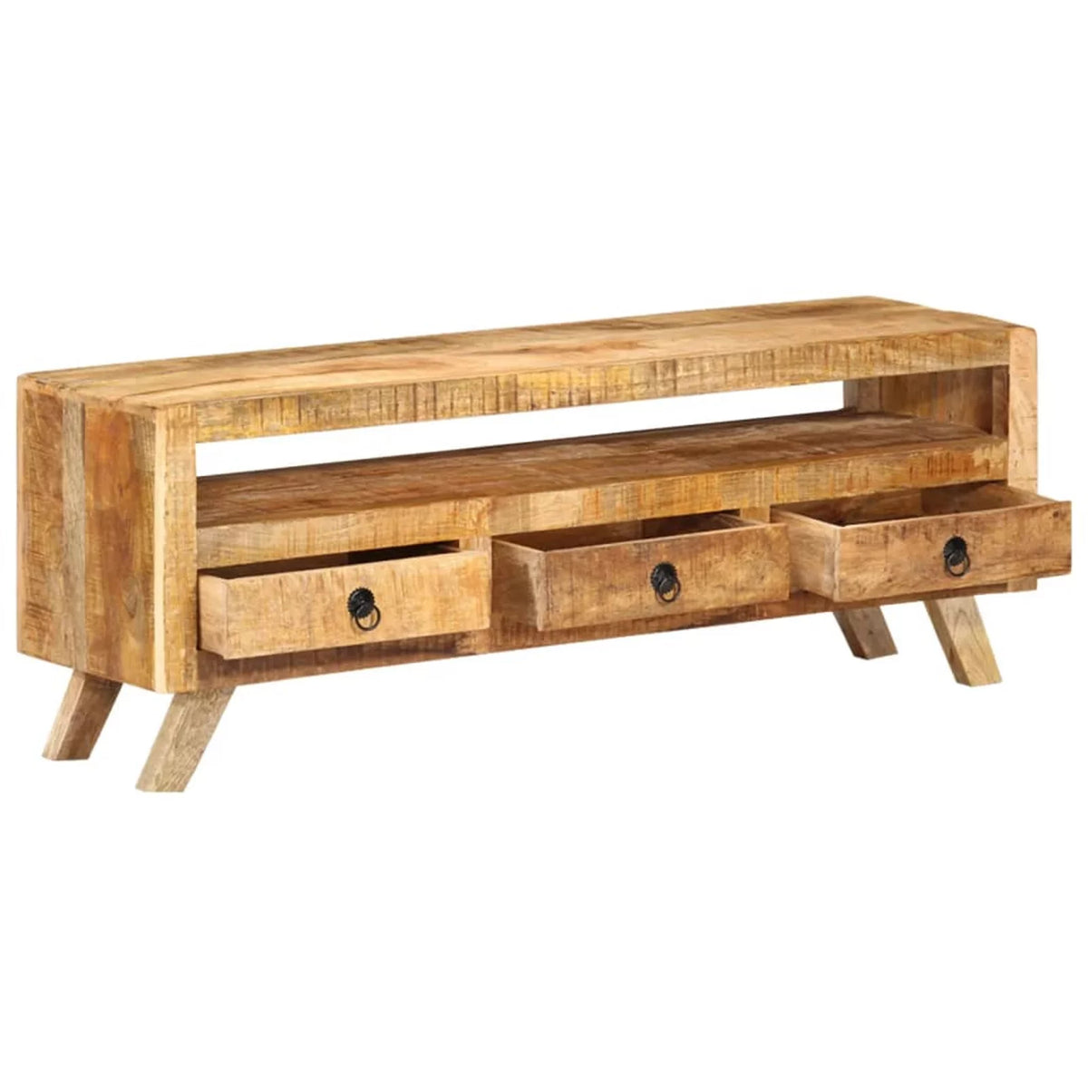 Mango Wood TV Stand with 3 Drawers and 1 Shelf E23233