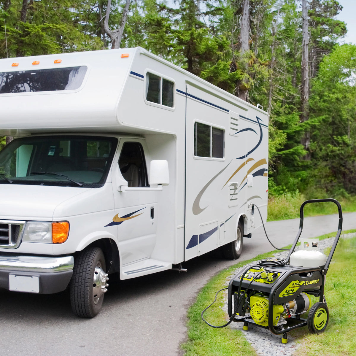 Portable Propane Generator with Cover V49179