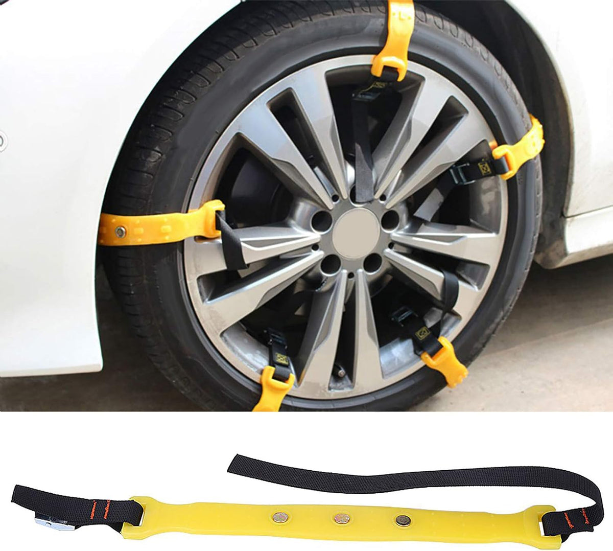10pcs 185-225mm Universal Tire Anti-skid Belt Snow Chains for Car Truck SUV I247