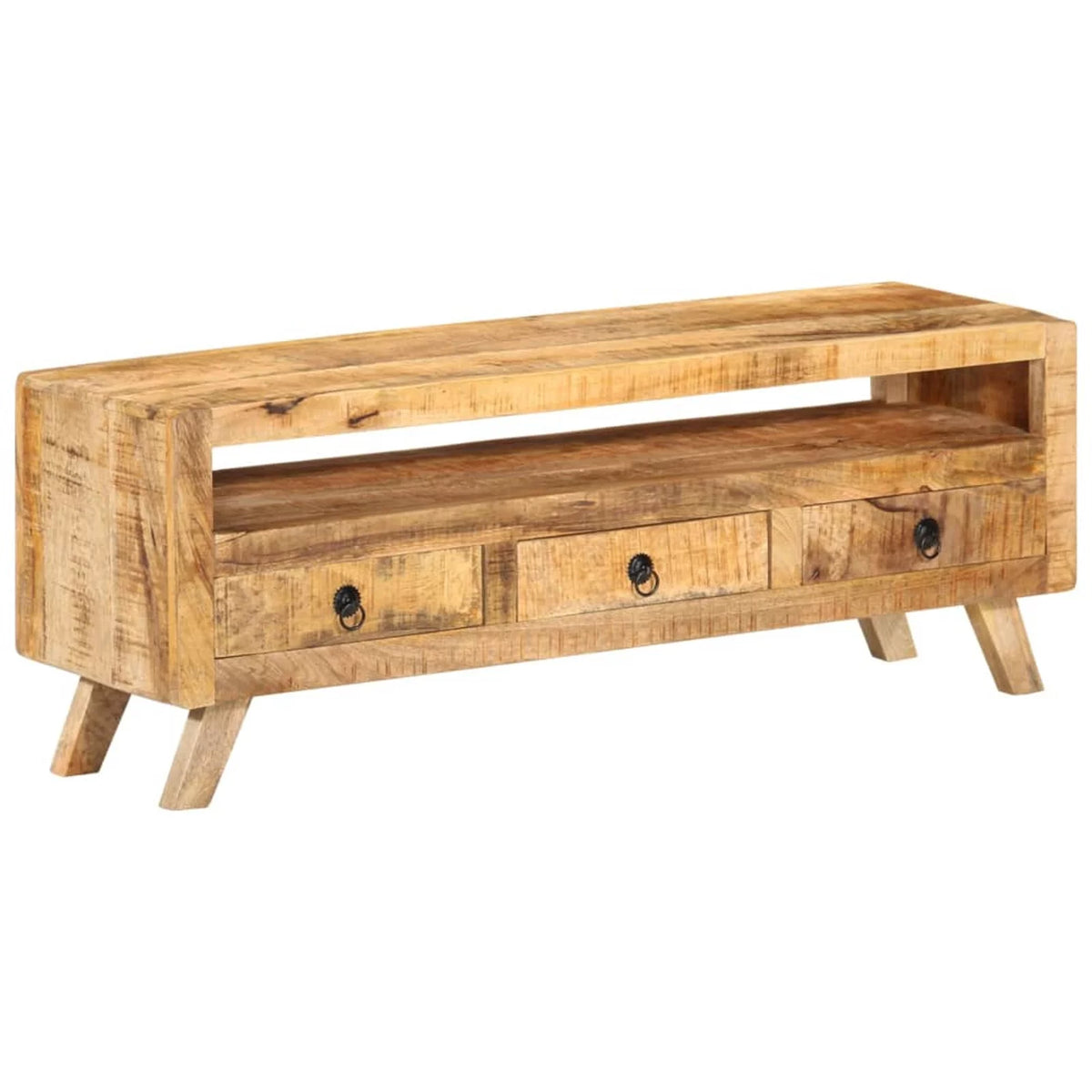 Mango Wood TV Stand with 3 Drawers and 1 Shelf E23233