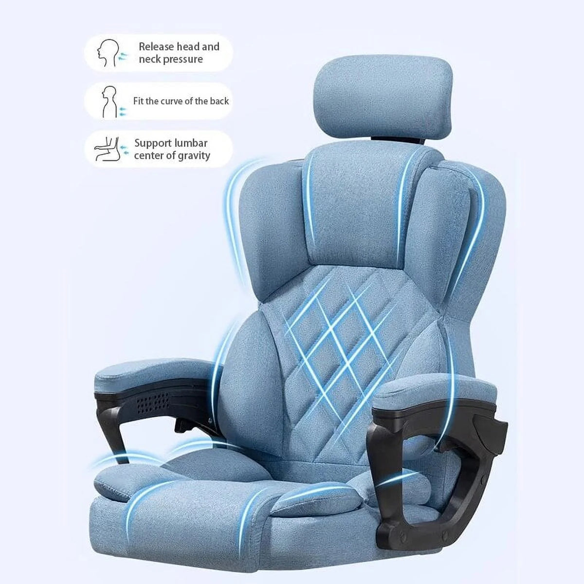 Liftable Reclining Computer Chair U147179
