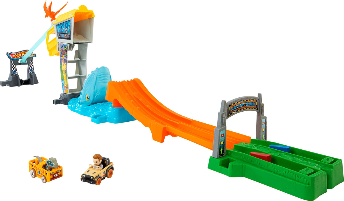 Track Set with 2 Toy Die-Cast Vehicles S463656