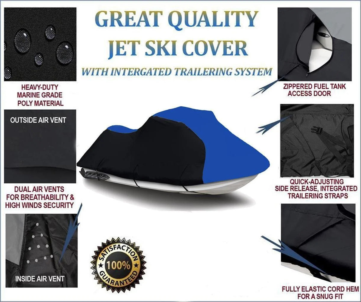 Black Blue Heavy-Duty 600 Denier PWC Cover H12646