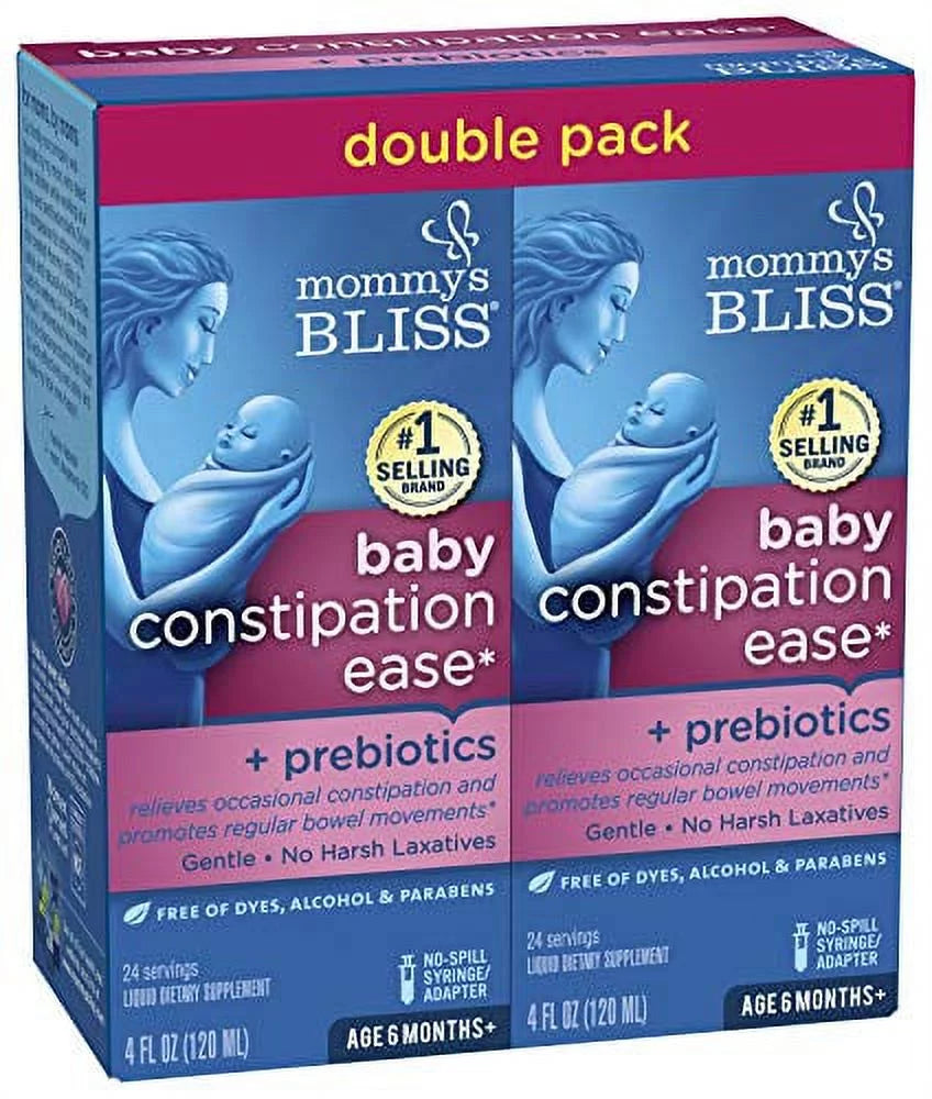 Baby Constipation Ease with Prebiotics, 4 Fl Oz (Pack of 2) G3450