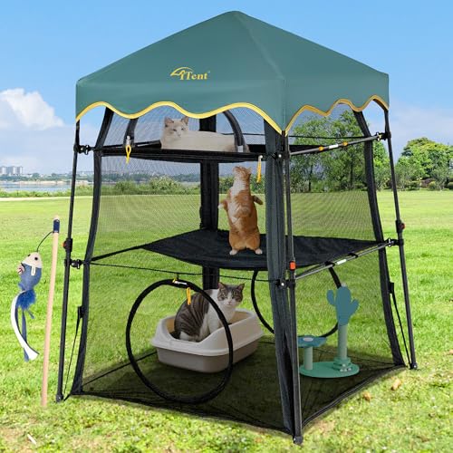 3 Tier Portable Cat Enclosure Tent U125