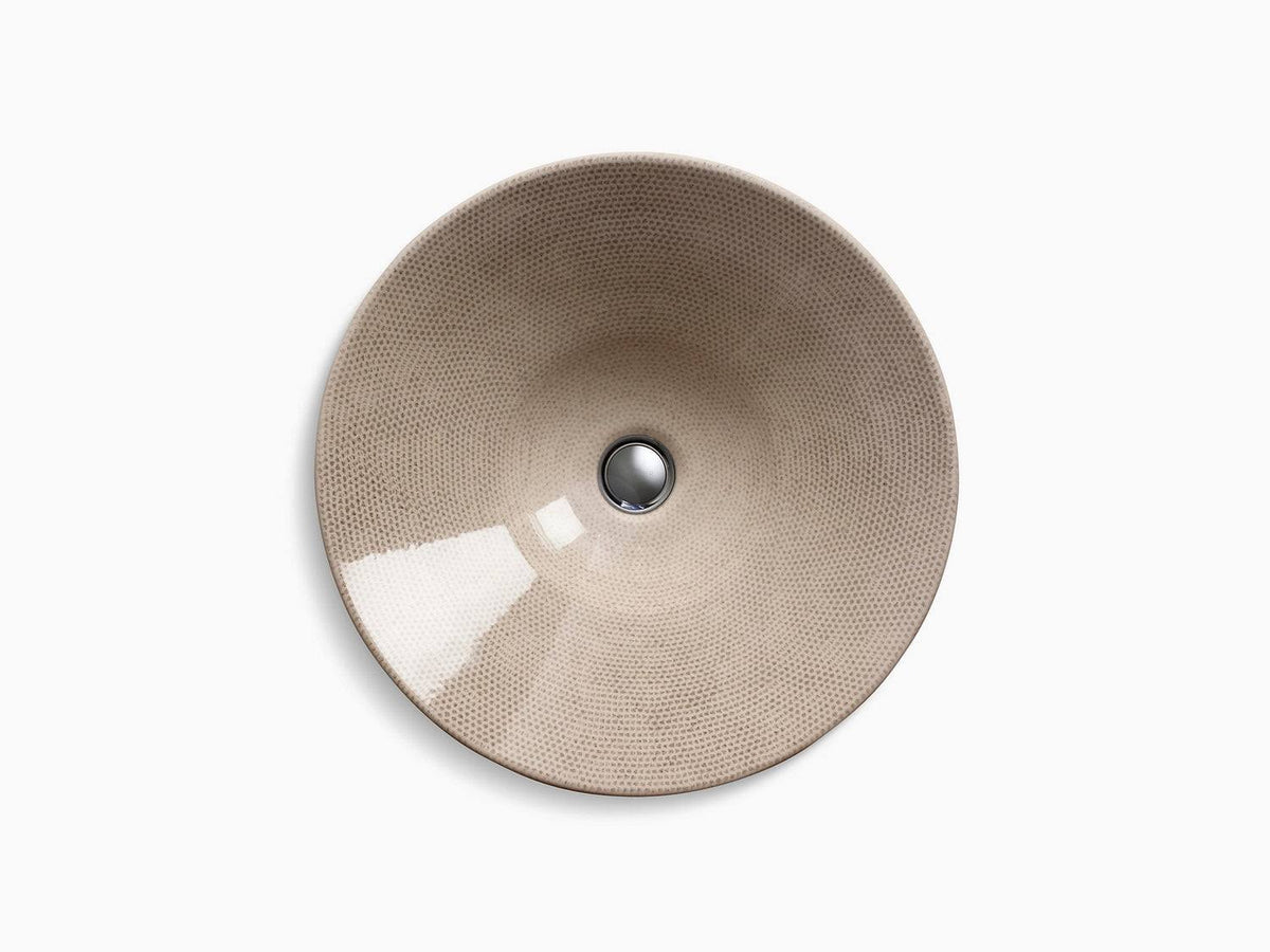 Boucle Tweed Conical Bell Vessel Sink G496