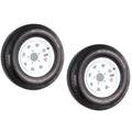 2-pk Trailer Tire on Rim St175/80r13 175/80 LRC 5 Hole Steel White Spoke Wheel A468251