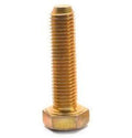 1 inch-8 x 3 3/4 inch Coarse Thread Grade 8 Hex Cap Screw, Alloy Steel Yellow Zinc Plated, Pk 5 Y73025