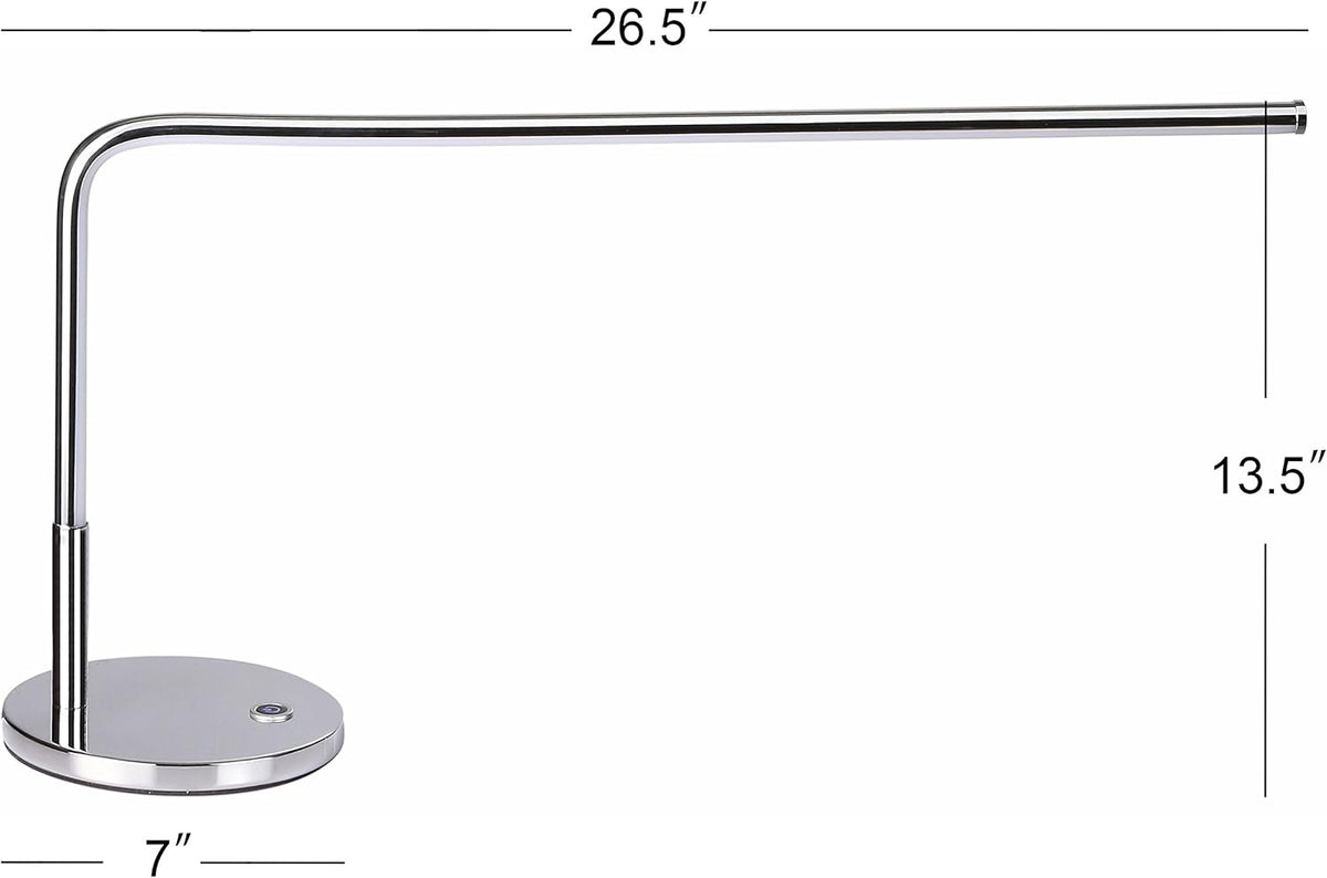 Chrome LED Task Lamp J424
