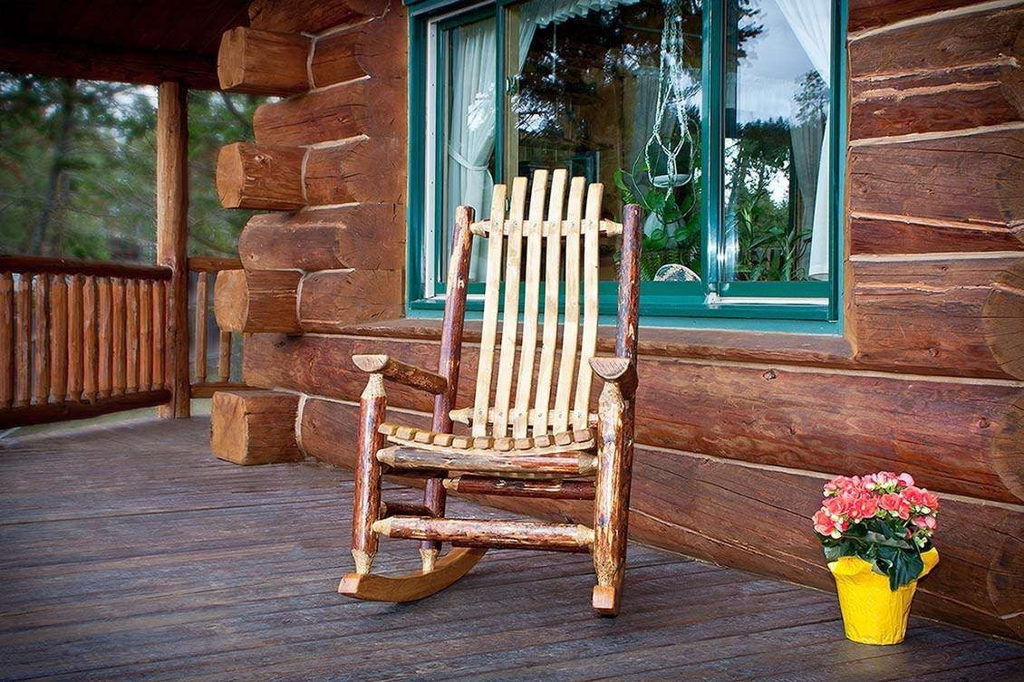 Adult Log Rocker N5723