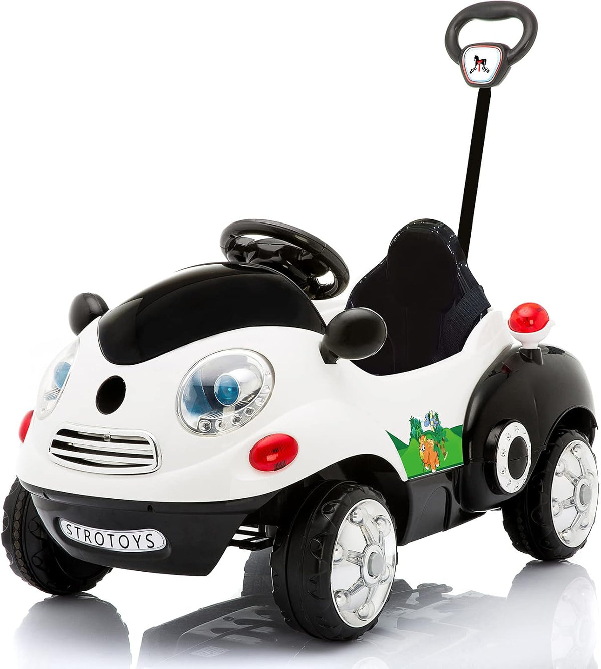 Pink Ride On Push Car with Remote Control I988954