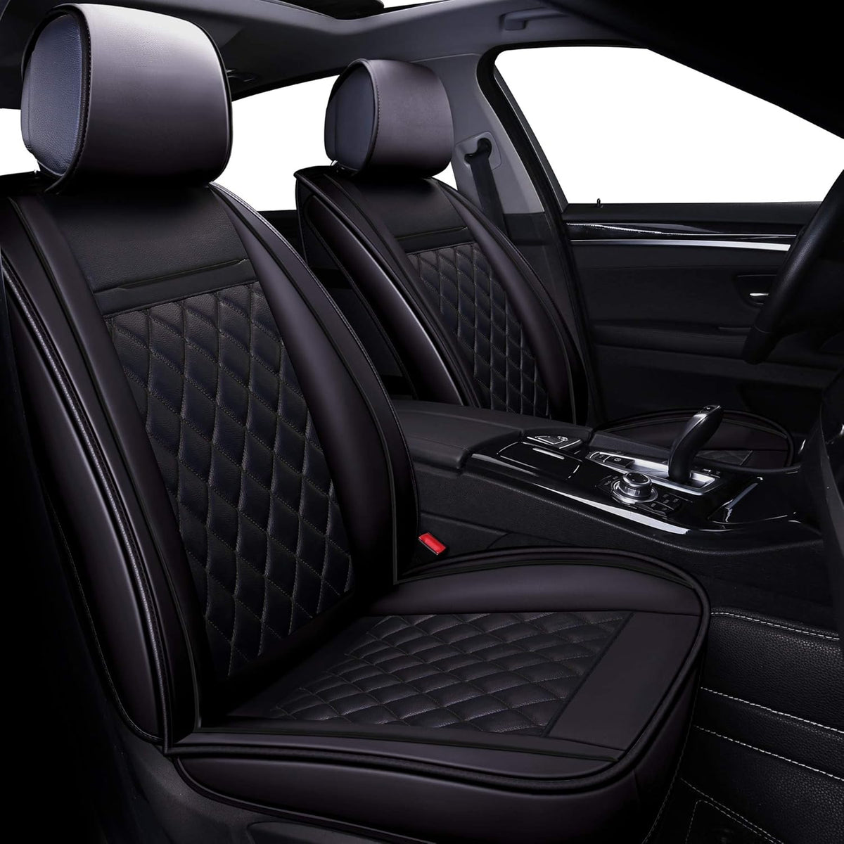 Black & Red Car Seat Covers B67434