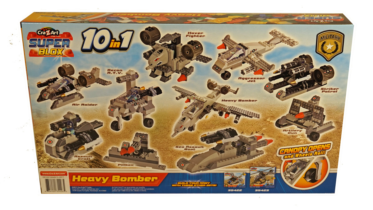 323 Piece 10-in-1 Heavy Bomber Building Set P5634