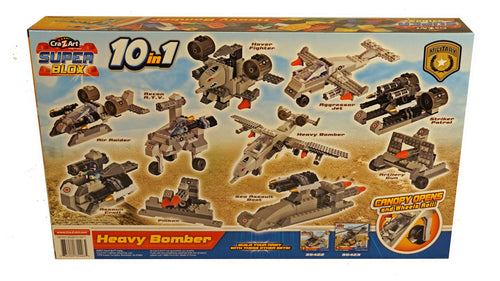 323 Piece 10-in-1 Heavy Bomber Building Set P5634