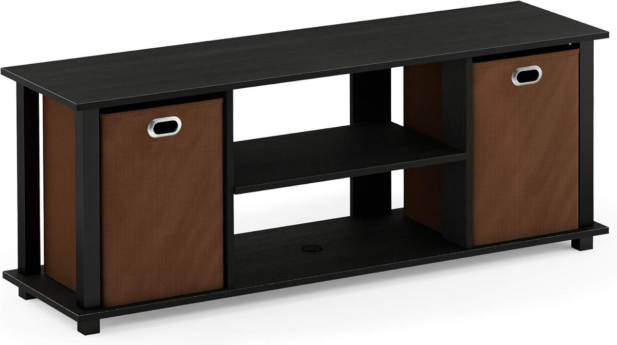 Americano/Black/Brown Entertainment Center Pack of 2 I992498