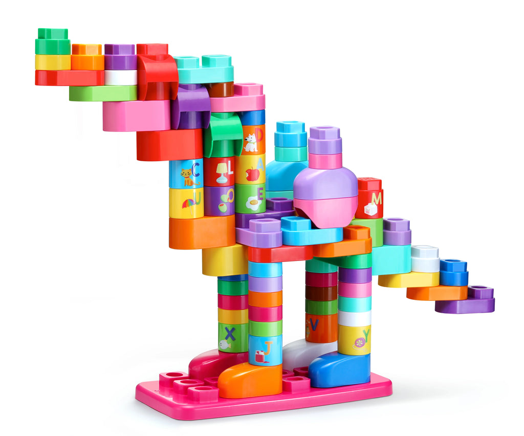 81-Piece Jumbo Blocks Box (Pink) H6435