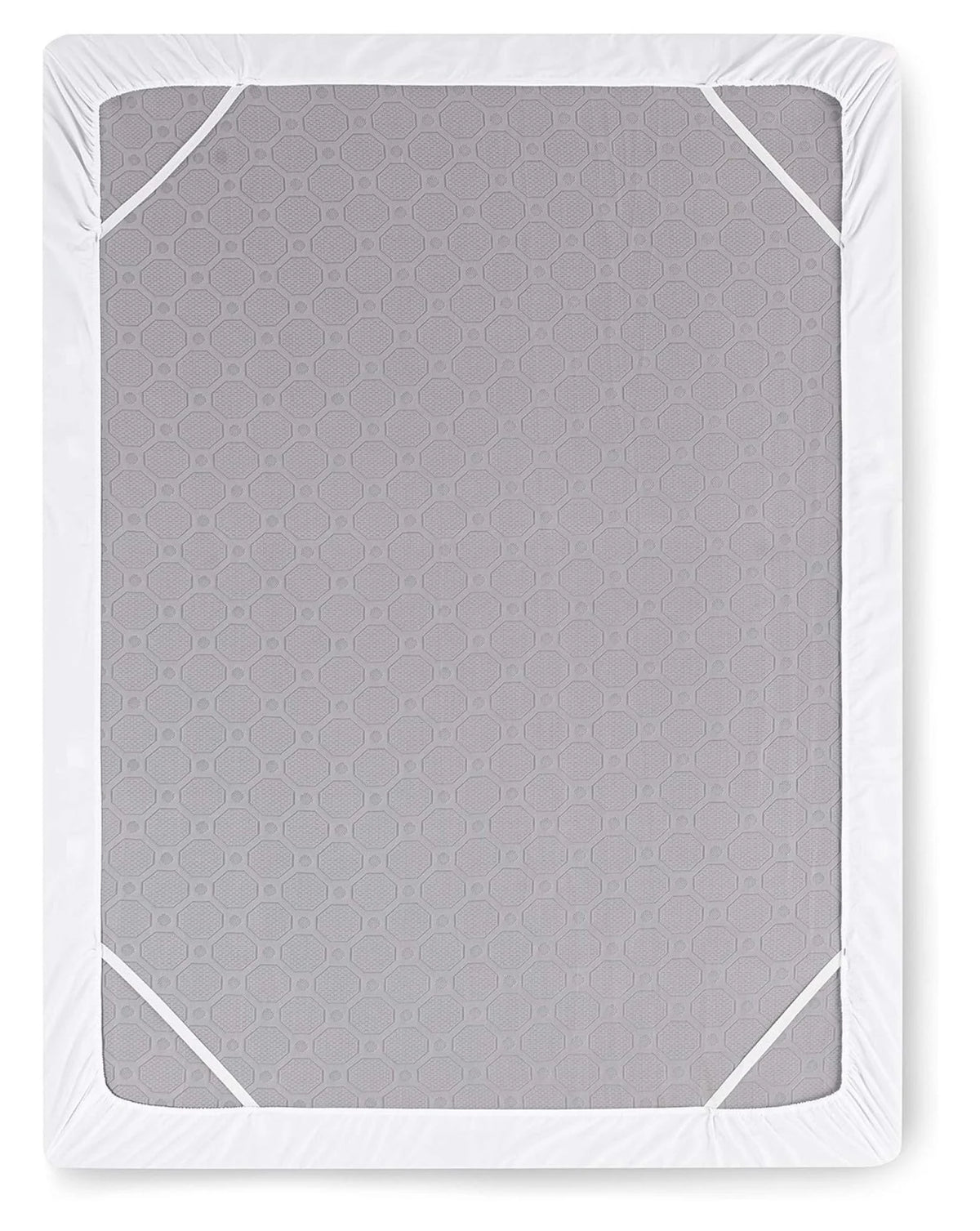 Light Gray Lavender 4 Piece California King Deep Pocket Sheets J413293