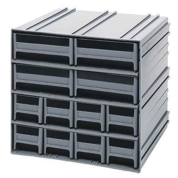 12 Drawer Gray Cabinet N613761