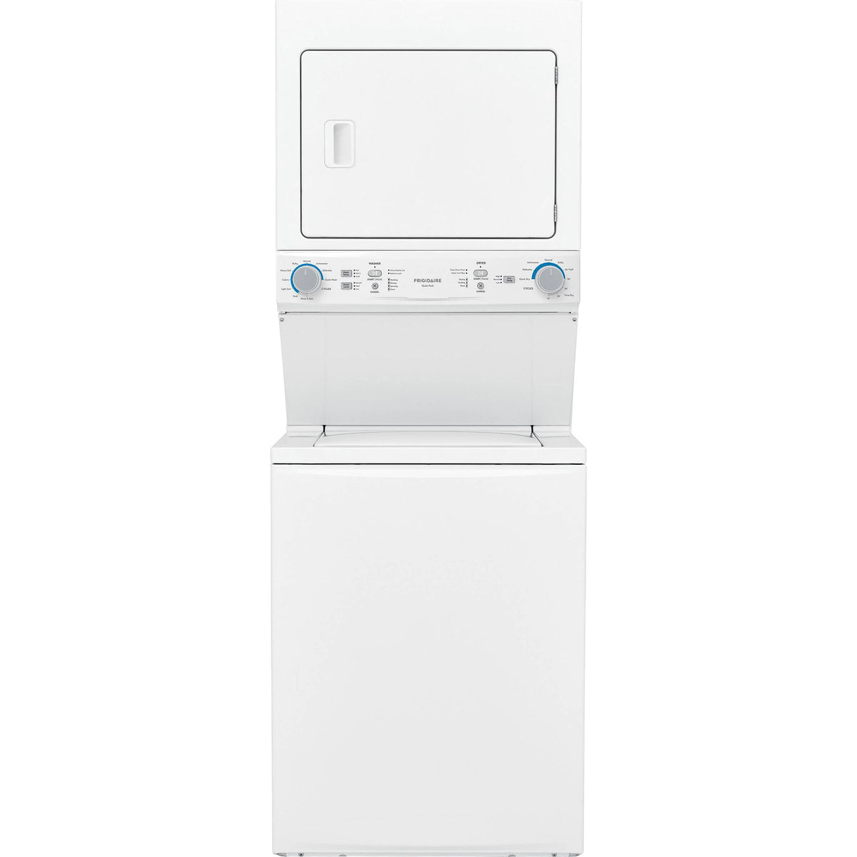 White Electric 4.5 Cu. Ft. Washer and 5.5 Cu. Ft. Dryer Laundry Centre T1070