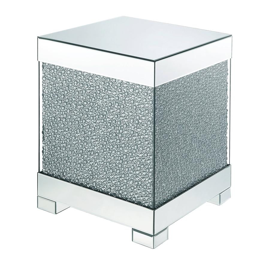 Mirrored Faux Crystals Coffee Table and 2 End Tables H64126