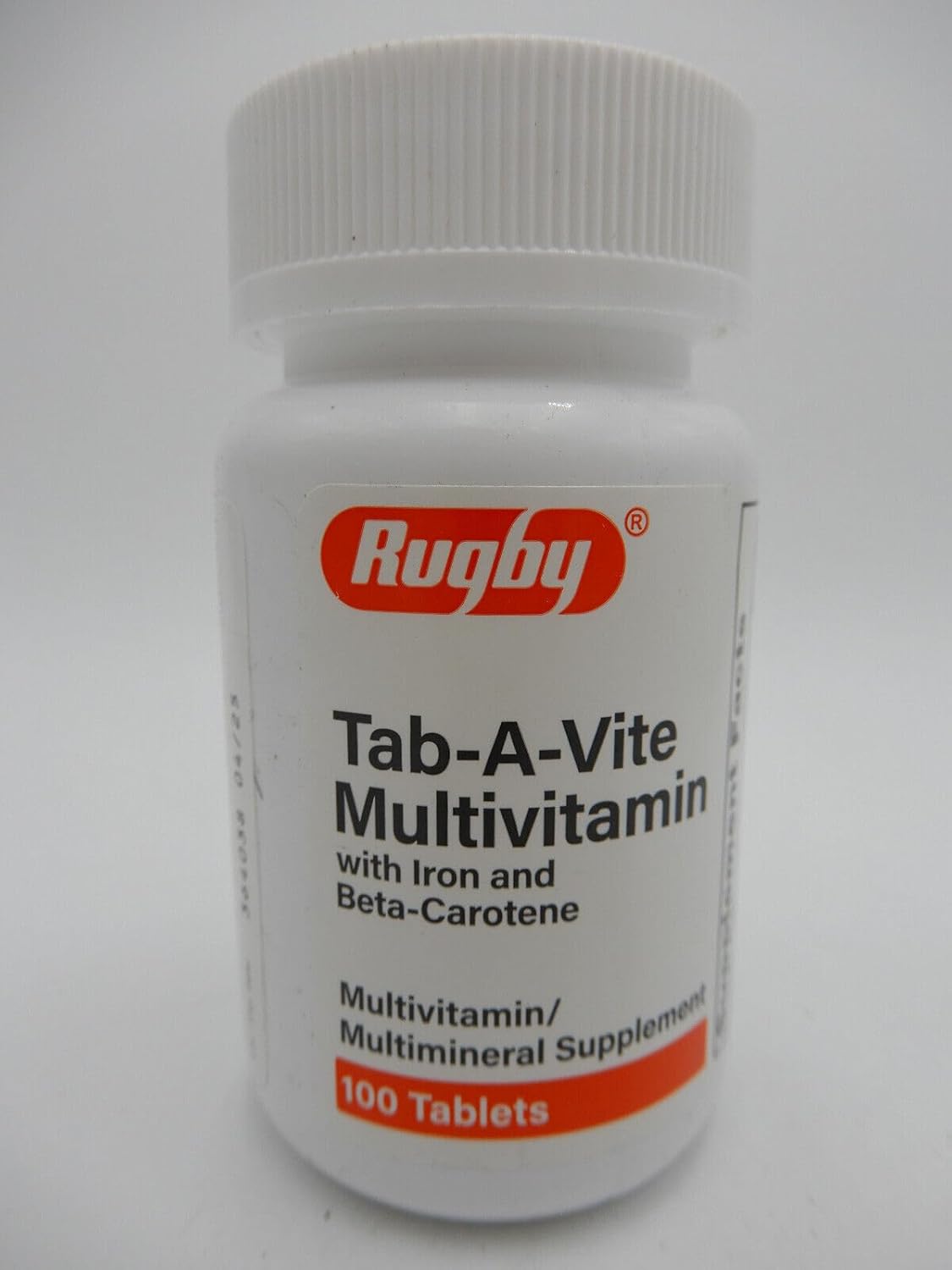100 Tablets Multivitamin/Mineral Supplement with Iron and Beta-Carotene I4000