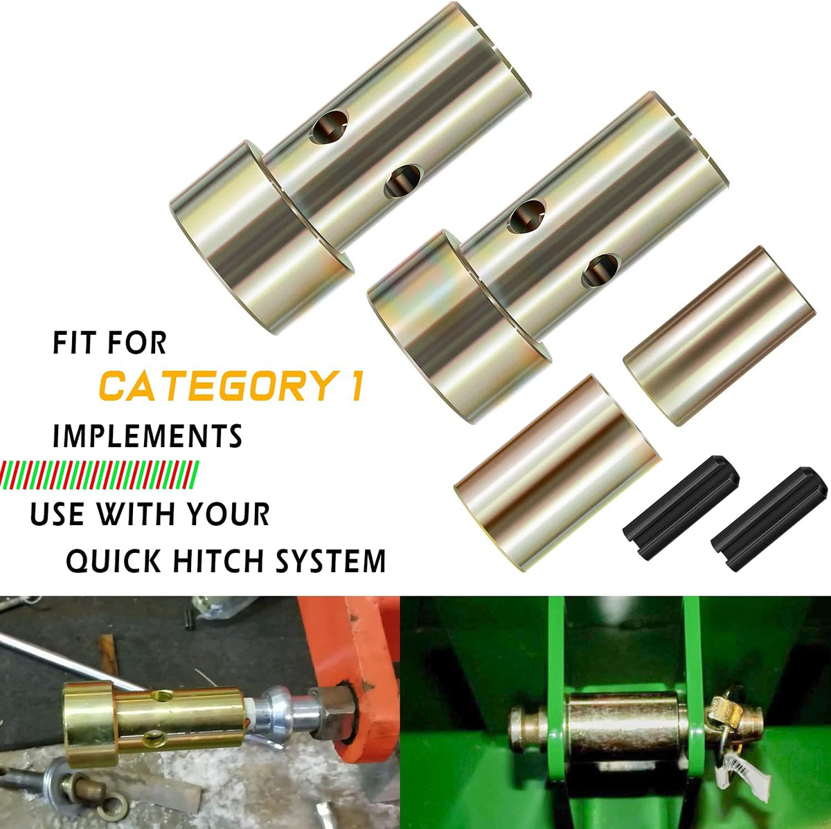 2 Pairs Quick Hitch Adapter Bushing Kit P59454