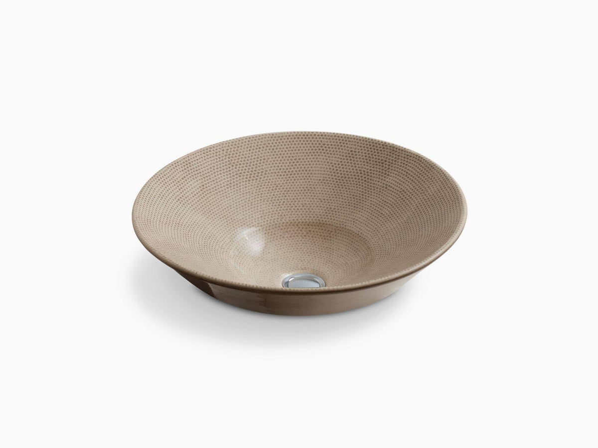 Boucle Tweed Conical Bell Vessel Sink G496