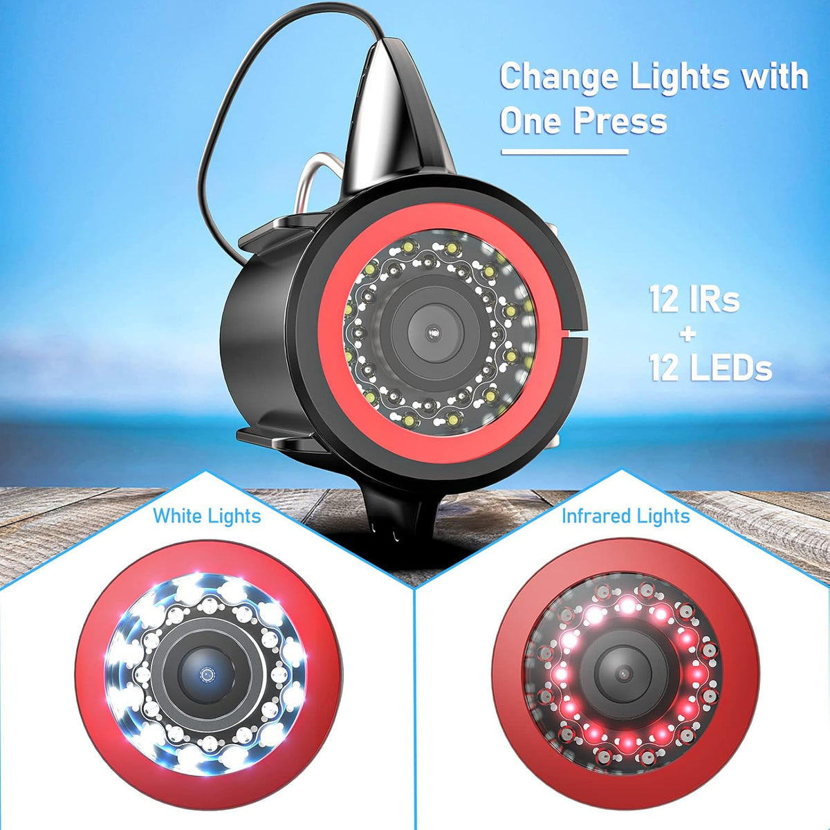 Underwater Fishing Camera with 7'' Color LCD Display A42400
