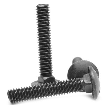 3/8 inch-16 x 3 1/2 inch Grade 5 Carriage Bolt Black Oxide C6759