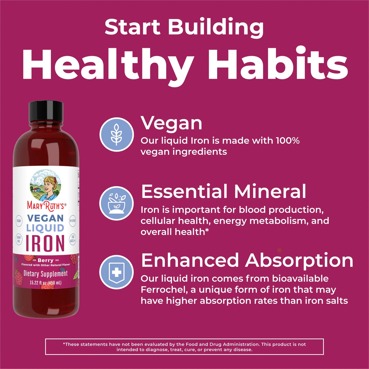 Liquid Iron Supplement 15.22 fl oz K7165