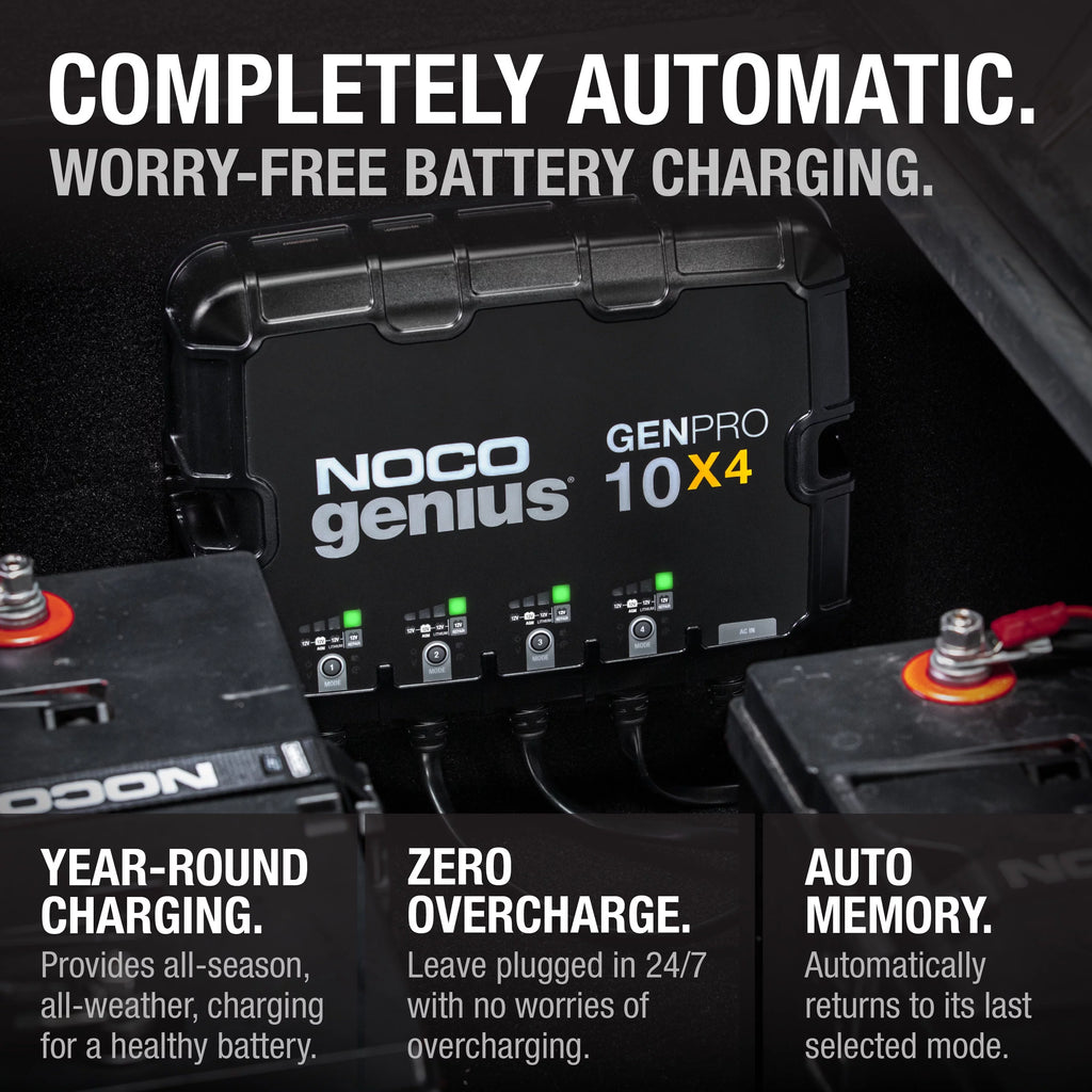 4-Bank 40A 12V Onboard Battery Charger D81717